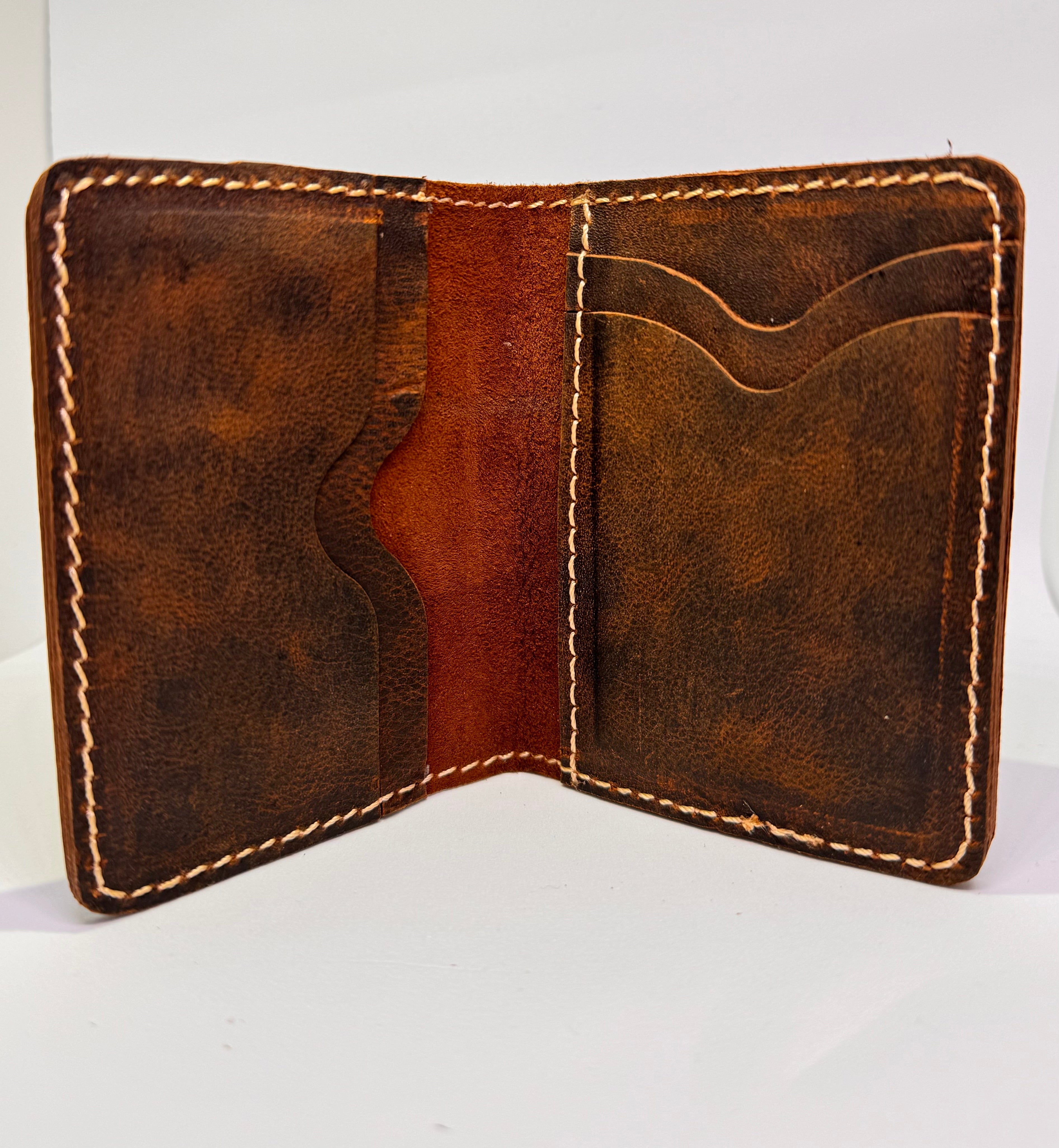 ICONIC LEATHER with simplicity and durability of genuine leather wallet with RFID blocking Enabled design