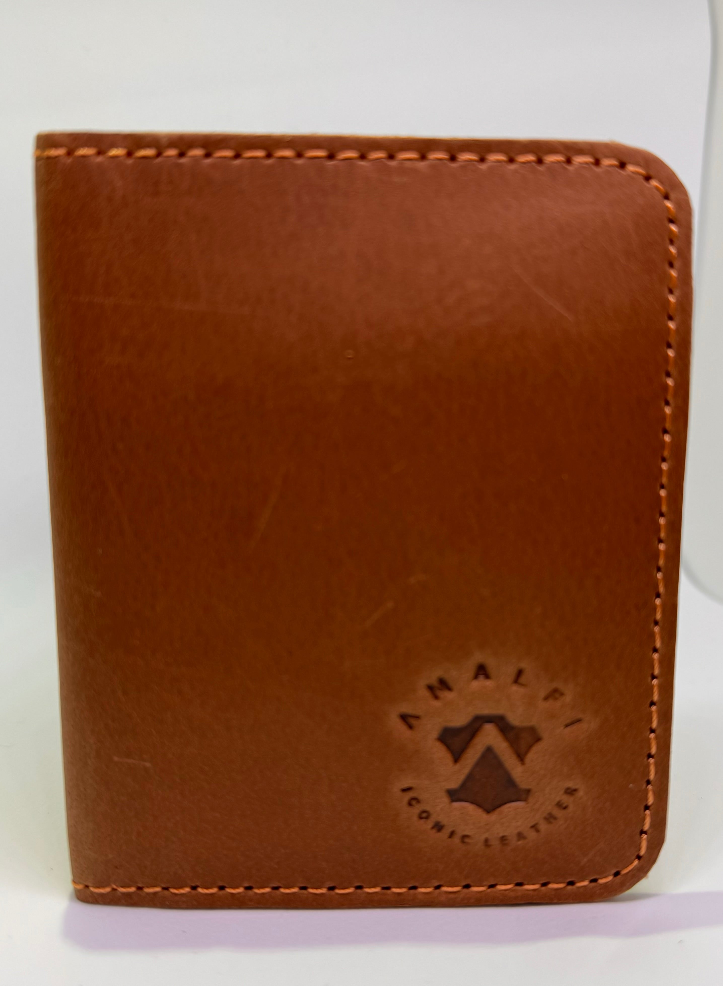 ICONIC LEATHER with simplicity and durability of genuine leather wallet with RFID blocking Enabled design