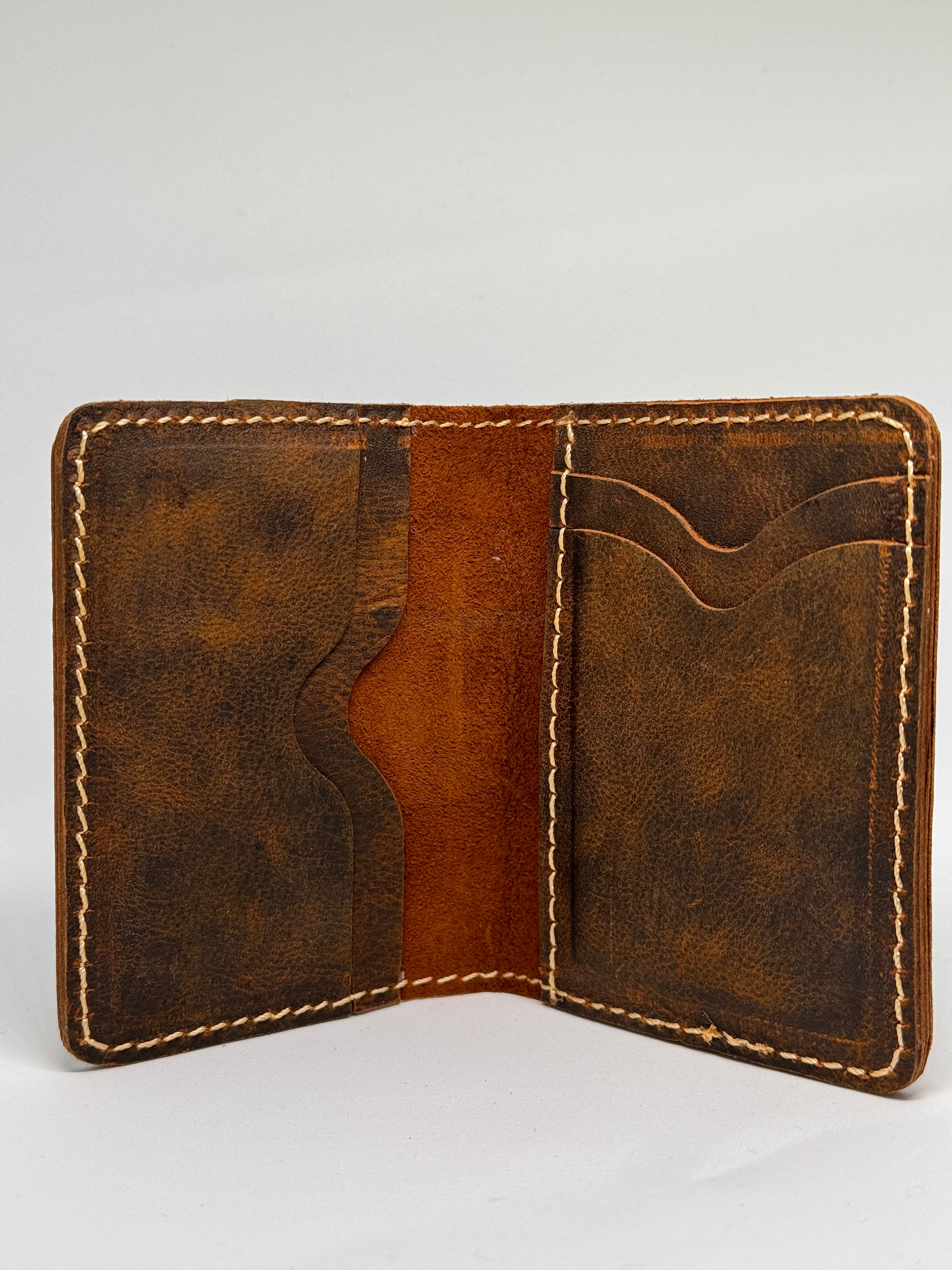 ICONIC LEATHER with simplicity and durability of genuine leather wallet with RFID blocking Enabled design